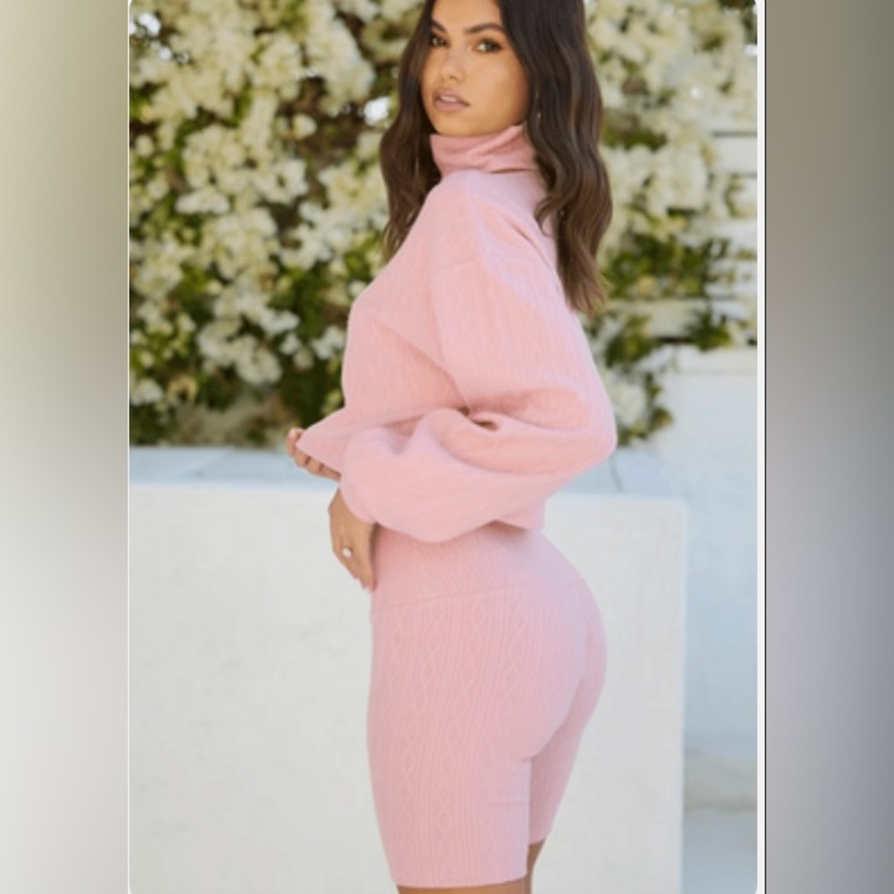 Beach Bunny Pink Knit Set